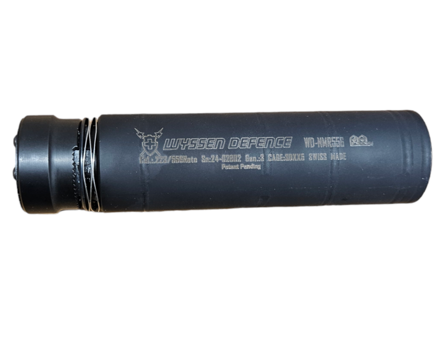 Schalldämpfer Wyssen Defence NMR556, Kal. 223rem/556Nato Schwarz