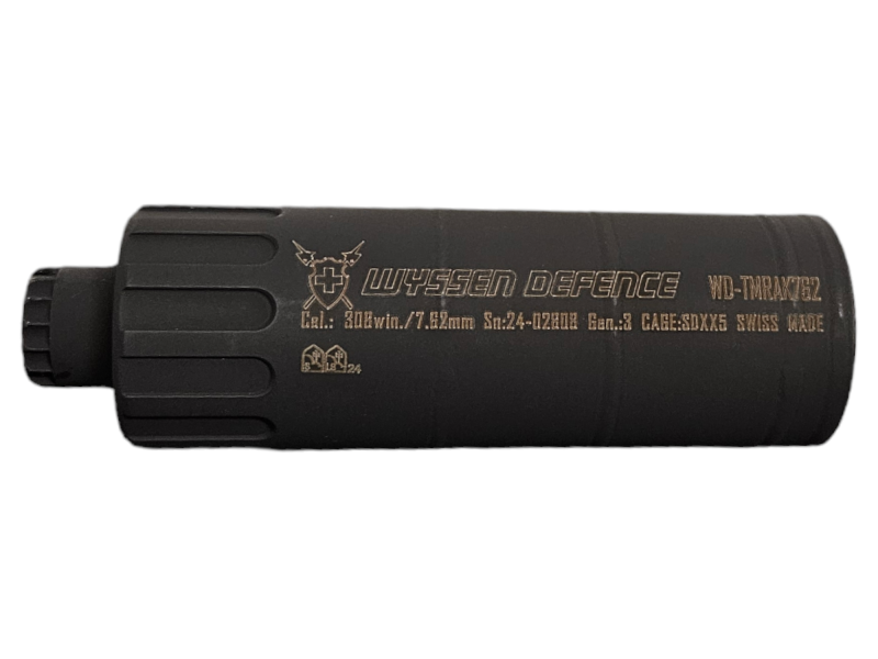 Tlmič Wyssen Defence TMRAK762, kal. .308Win/7.62Nato Čierny