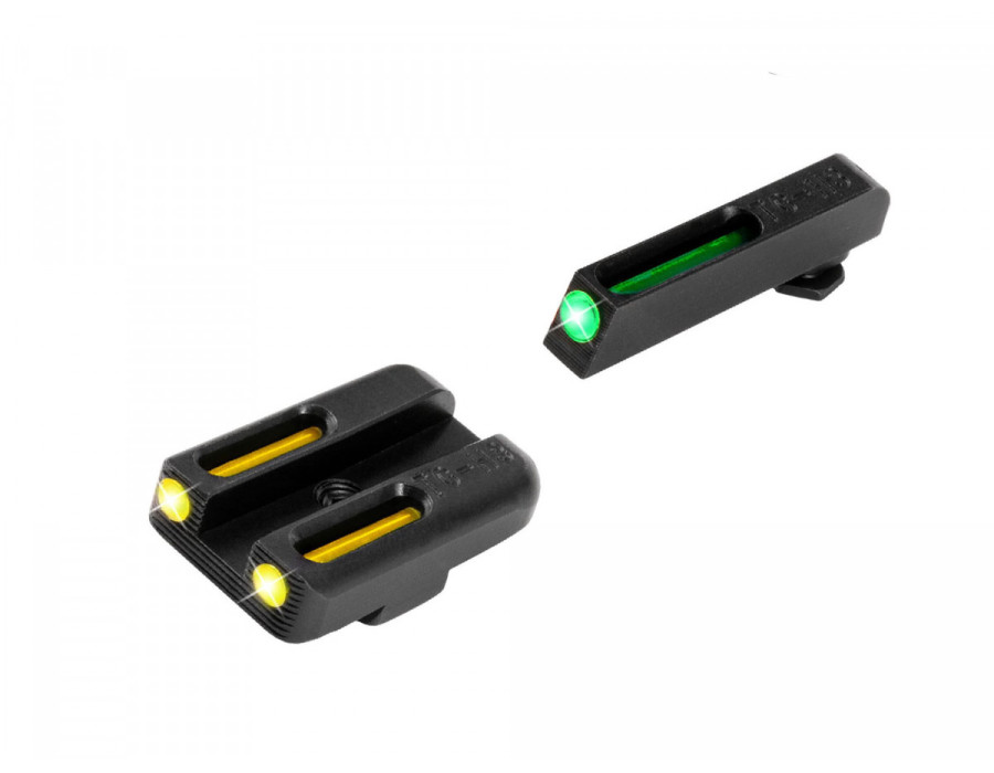 TFO mieridlá TRUGLO GLOCK 42/43 zeleno-žlté pre GLOCK 42, 43