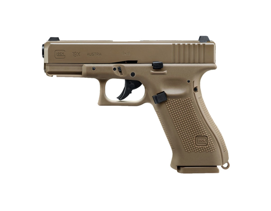 Pištoľ CO2 GLOCK 19X (blowback), kal. 4,5mm BB Pištoľ CO2 GLOCK 19X (blowback), kal. 4,5mm BB