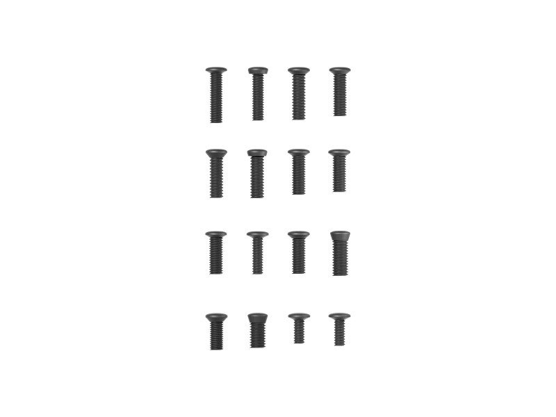 Vector Optics sada oceľových TORX skrutiek 5,0 / 5,5 mm – 16 ks