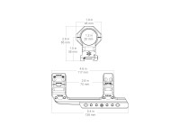 Vector Optics 30mm X-MOD 1.5" One Piece Extended Picatinny Mount