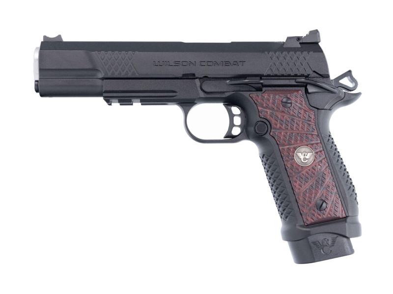 Wilson Combat EDC X9L 2.0 5″, mit Schiene, Griffschalen Black Cherry, Magazintrichter, Kal. 9×19 mm