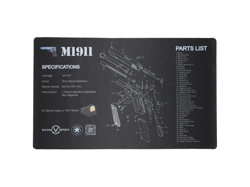 Vector Optics pracovná podložka 1911
