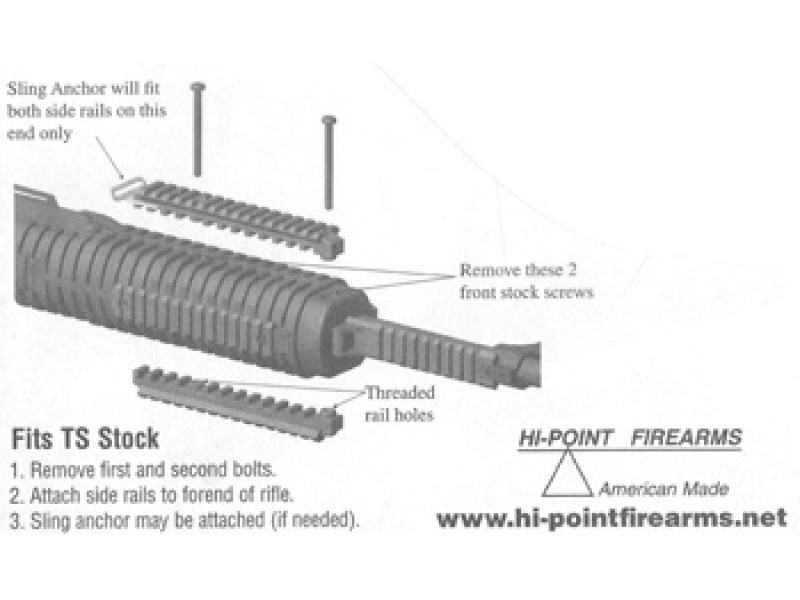 Seitenschiene (2 Stück) Hi-Point 995TS