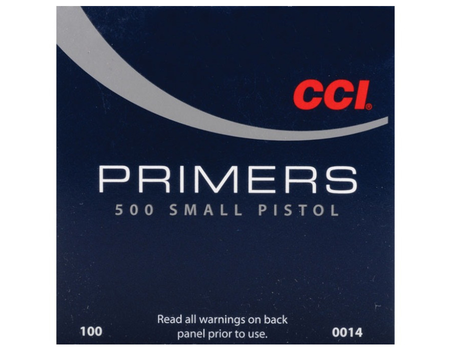 Zündhütchen CCI 500 Standard Small Pistol (100 Stück)