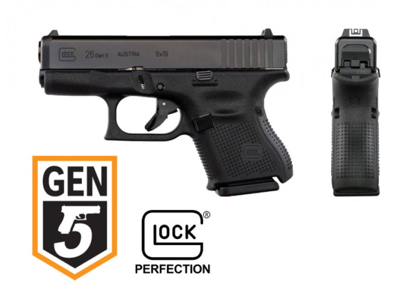 GLOCK 26 Gen5, cal. 9×19 mm