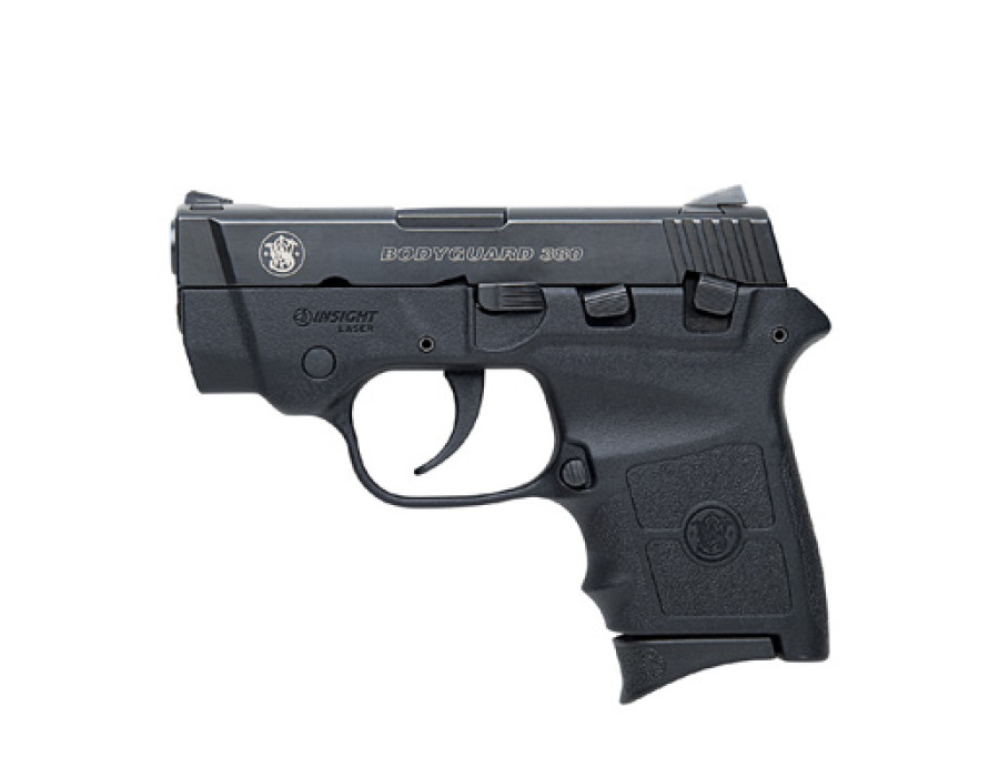 S&W Bodyguard 380, Kal. 9mm Brow. + Laser