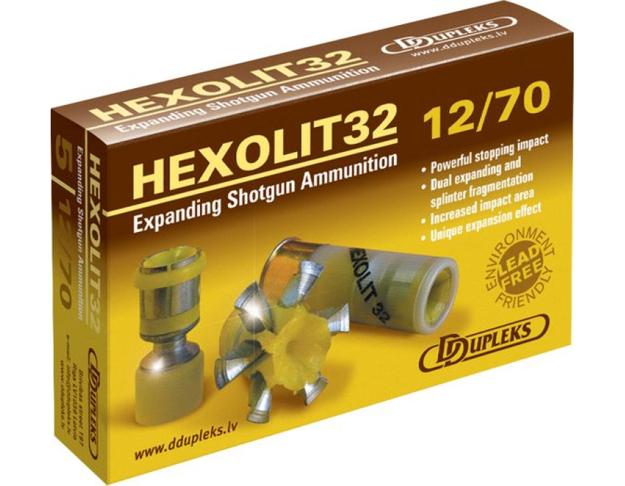 12/70mm DDUPLEKS Hexolit 32g (5PCS)