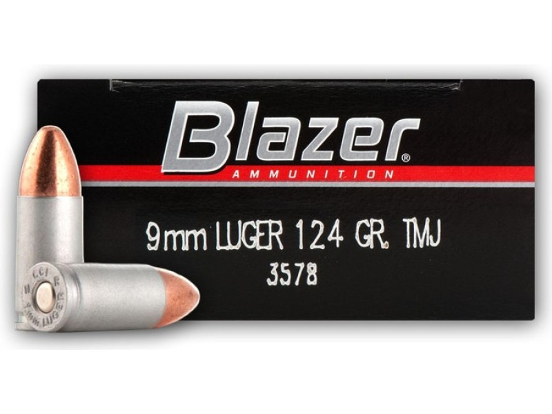 9mm Luger CCI Blazer 124gr/8,04g