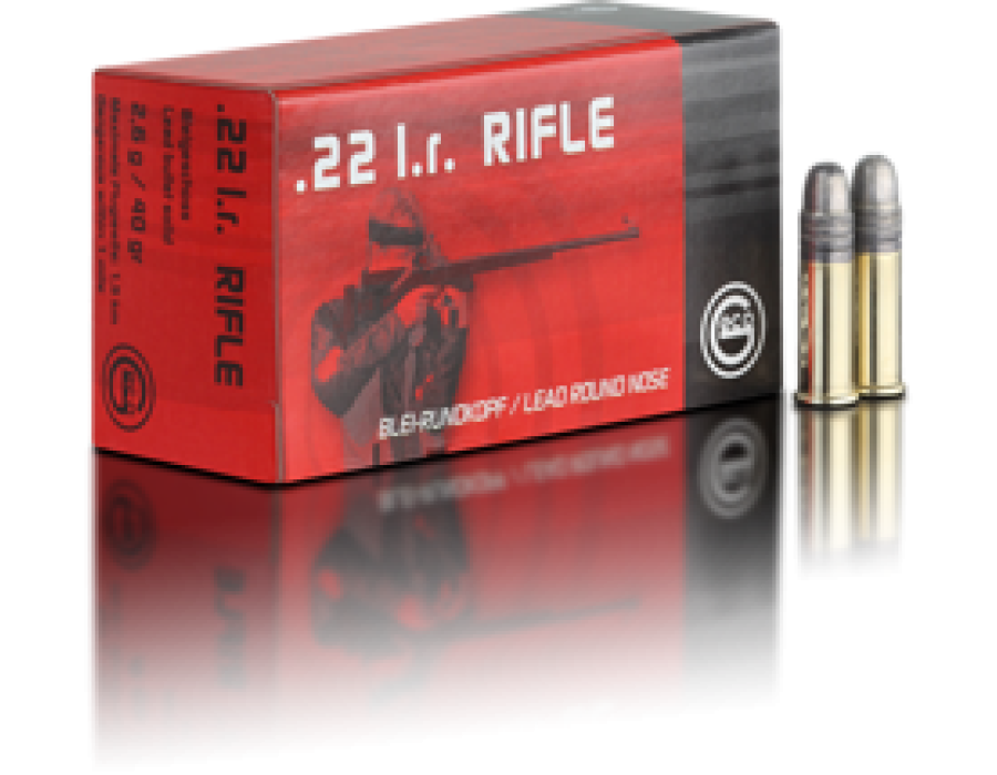 .22 LR Geco Rifle 40gr (50 Stück)