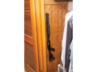 Magnet for concealed gun storage